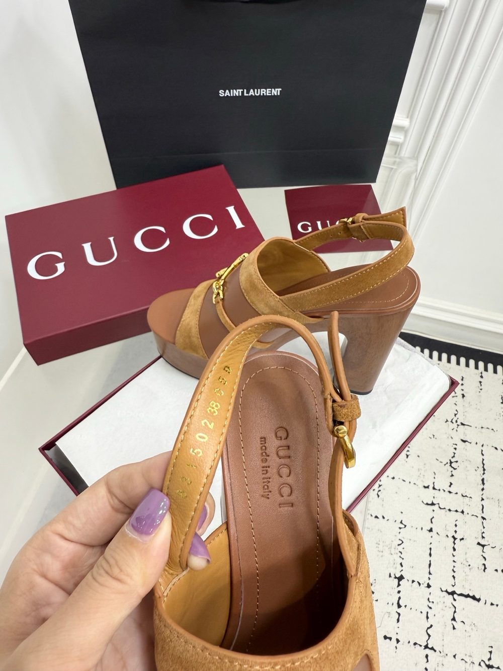 Gucci Horsebit Platform Sandal
