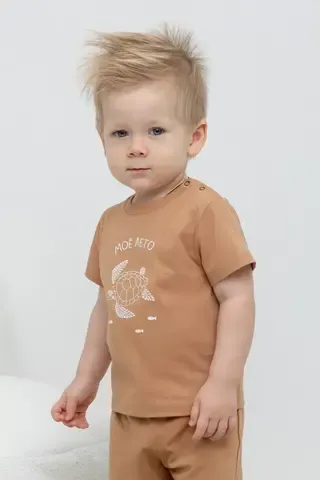 фуфайка  для мальчика  КР 302375/индийский загар к448
