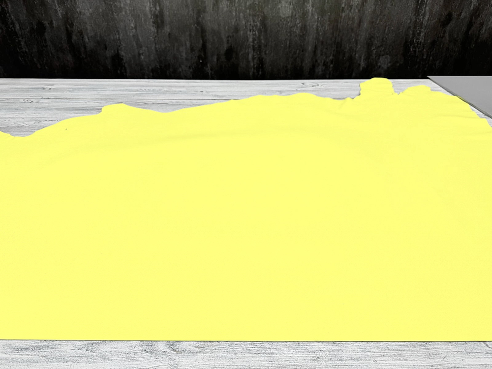 Elliot Jasper Yellow (1,3-1,5 мм), цв. Желтый, натуральная кожа
