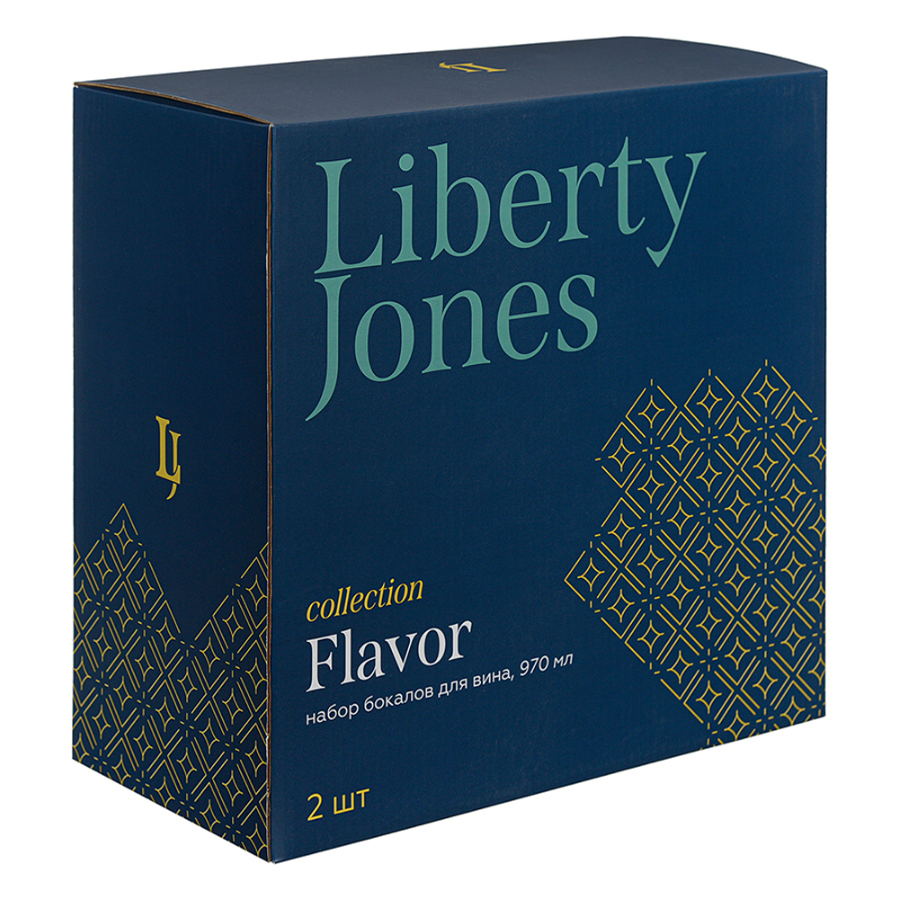 Набор бокалов для вина flavor, 970 мл, 2 шт.
