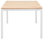 Комплект металлической мебели Tagliamento Armona, белый, терракотовый, натуральный