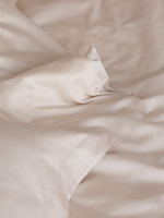 Постельное белье 1.5спальное сатин бежевое купить