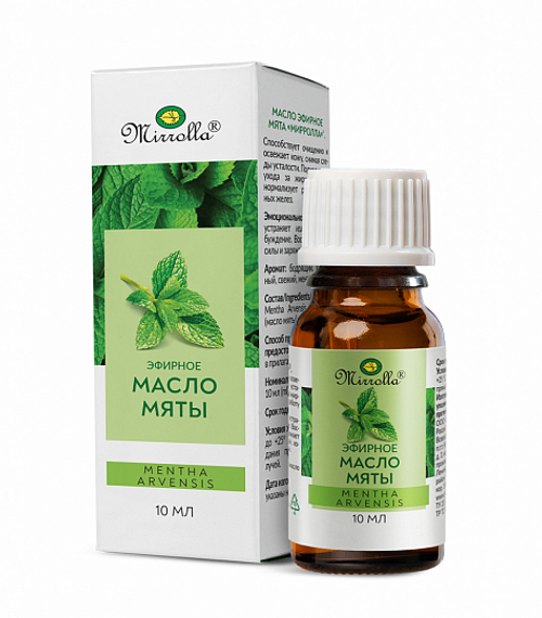 Масло Мята эфирное 25 мл Mirrolla