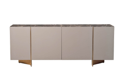 Комод 78x42x200см Garda Decor Gate с эффектом мраморного покрытия