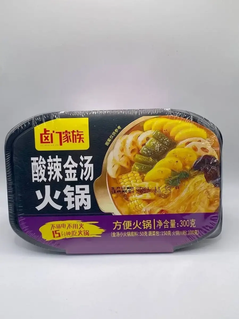 Самозаваривающаяся лапша с овощами и кислым соусом