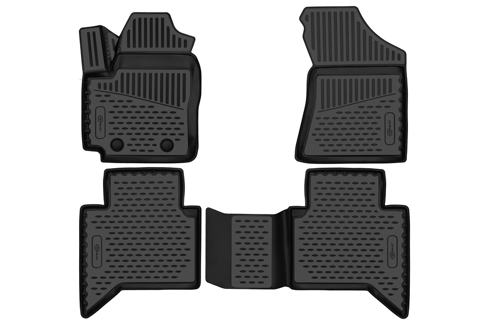 Коврики в салон для CHANGAN Hunter Plus 2023-, Пикап, Двойная кабина, 4шт. (Повышенная устойчивость, повышенная износостойкость) FORMAT.3DAN0629210K