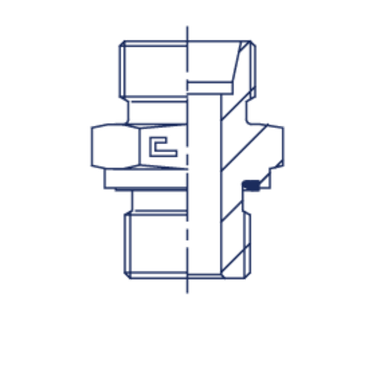 Штуцер FE DLL06 BSP 1/8 (корпус)