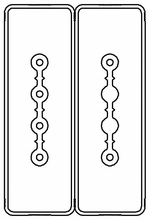 Секция прямая шинопровод 1+1 точек отвода L=3000мм Cu 4P+2P 25A