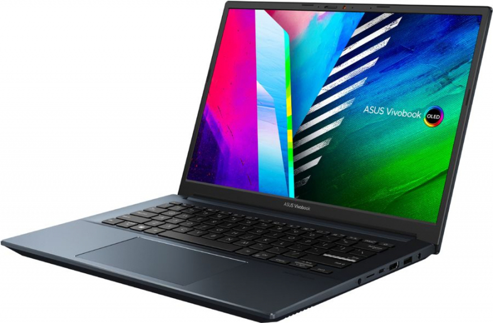 Ноутбук 14" ASUS VivoBook Pro 14 K3400PA-KM017W Core i5 11300H/8Gb/512Gb SSD/14" OLED WQXGA+/Win11 Синий (90NB0UY2-M02100)