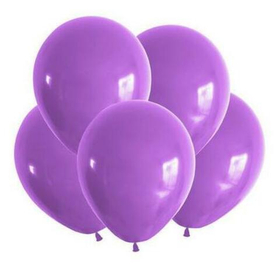 Шар воздушный 12" фиолетовый 1 шт, надут гелием