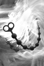 Анальные бусы Popo черные 33,5 см