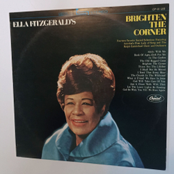 Винтажная виниловая пластинка LP Ella Fitzgerald Brighten The Corner (Japan 1967) (Red Wax Vinyl)