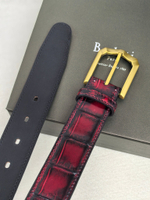 Ремень из коровьей кожи с ручной окраской