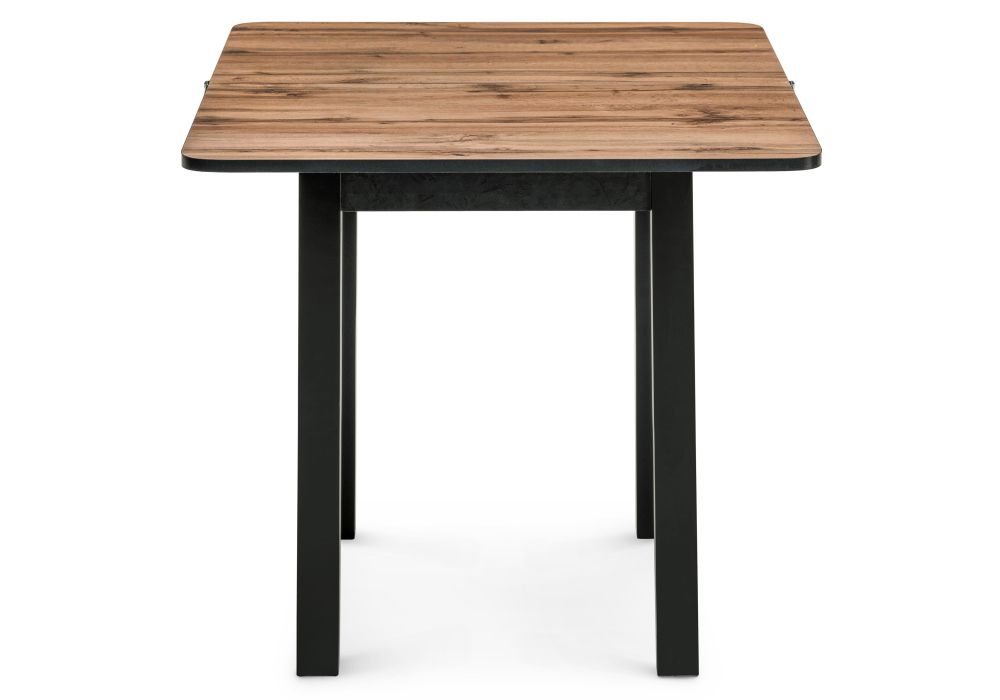 Стол Энлей 60(119)х80х76 черный / дуб вотан