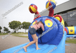 Коммерческий надувной батут "Тоннель гусеница"