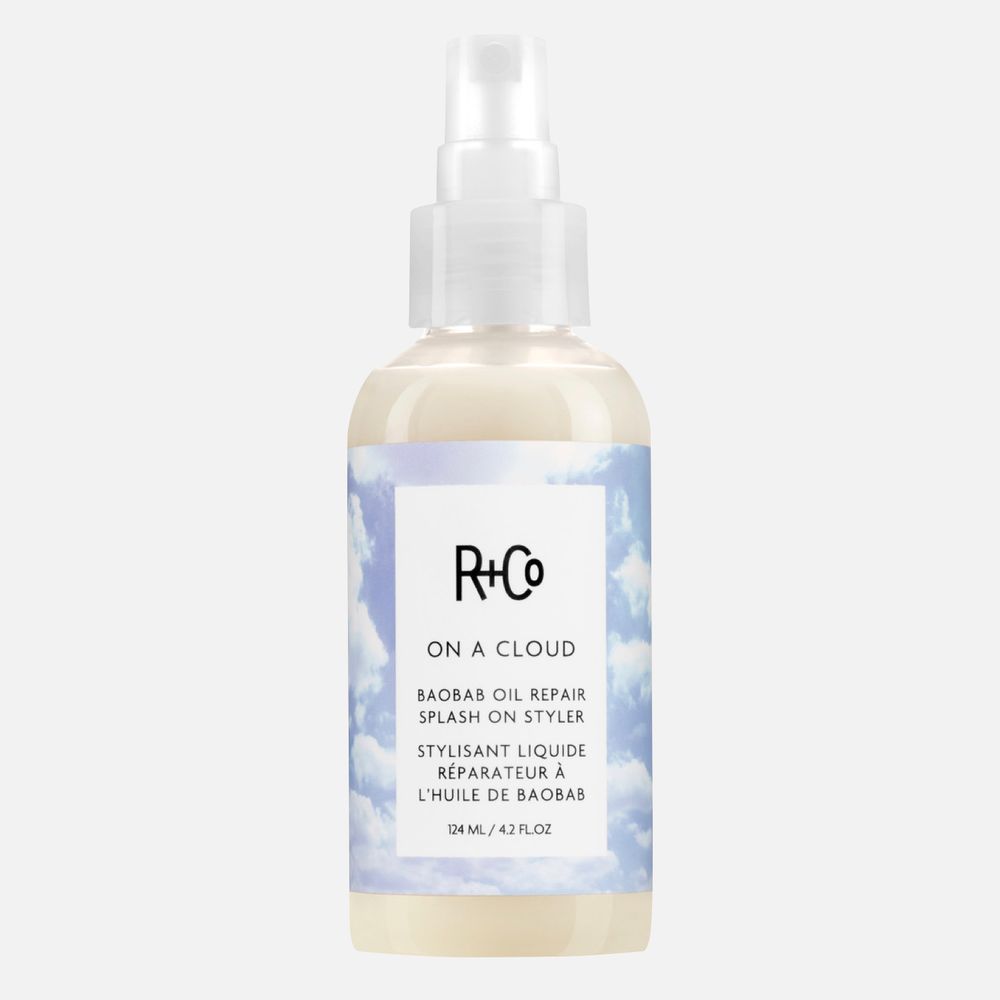 R+CO ON A CLOUD Baobab Oil Repair Splash On Styler / НА ОБЛАКЕ несмываемый уход для восстановления волос с маслом баобаба, 124 мл