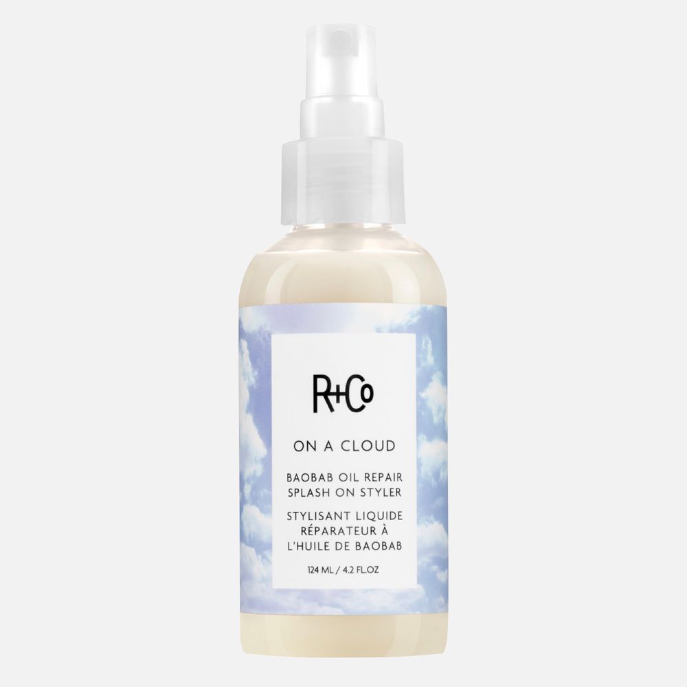 R+CO ON A CLOUD Baobab Oil Repair Splash On Styler / НА ОБЛАКЕ несмываемый уход для восстановления волос с маслом баобаба, 124 мл