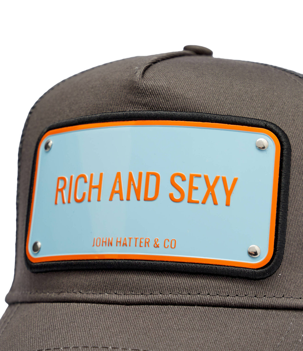 Кепка RICH AND SEXY John Hatter - серый(1-1072-U00)