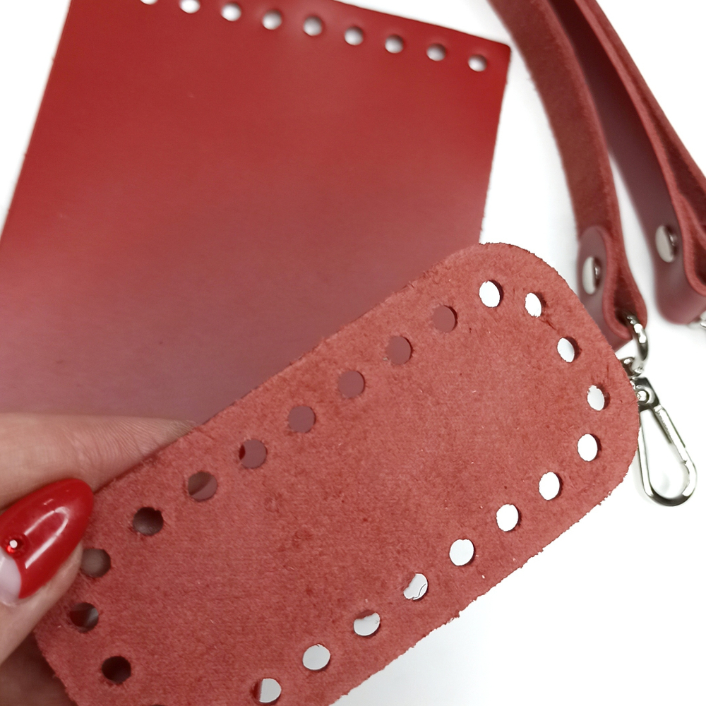 Комплект для мини-сумки Кожа Red  hot