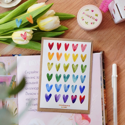 стикерпак "сердечки"