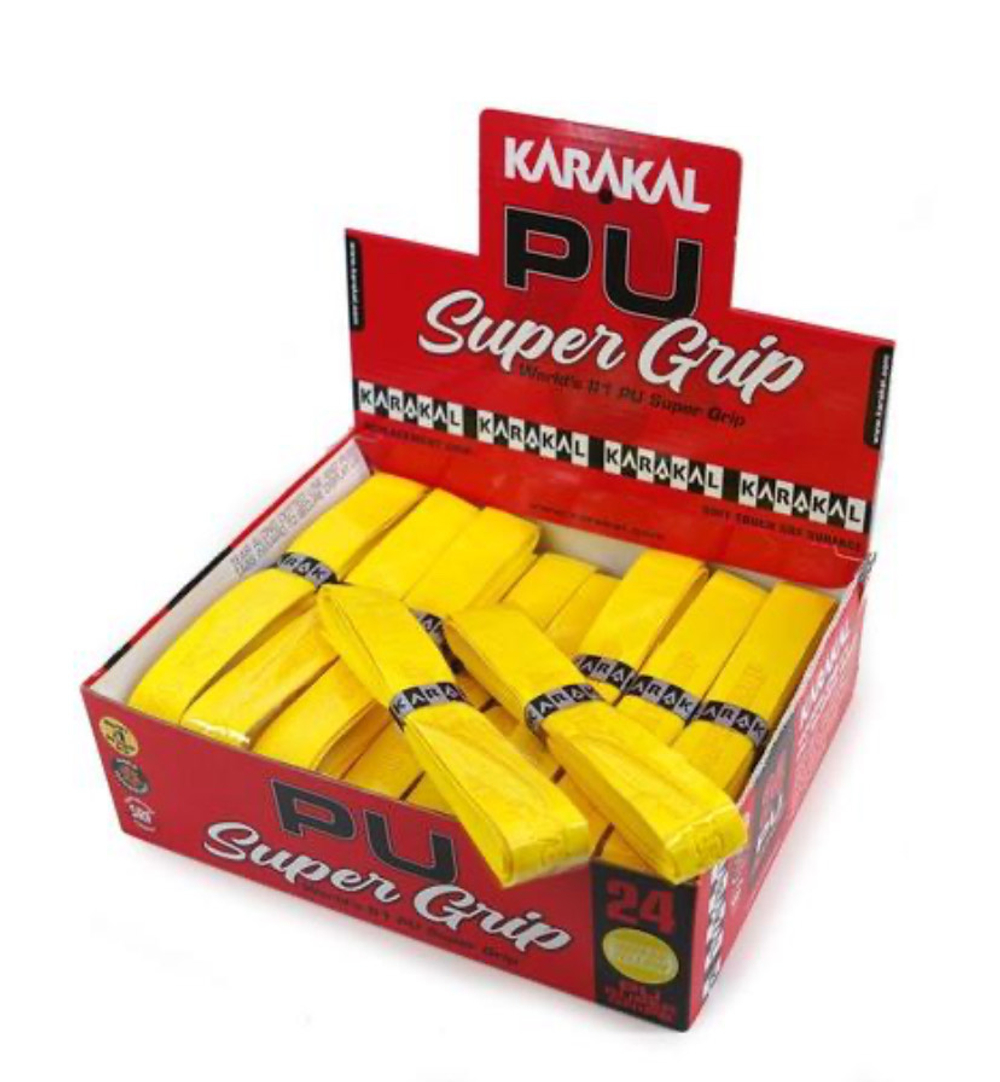 Karakal PU Super Grip Yellow x24