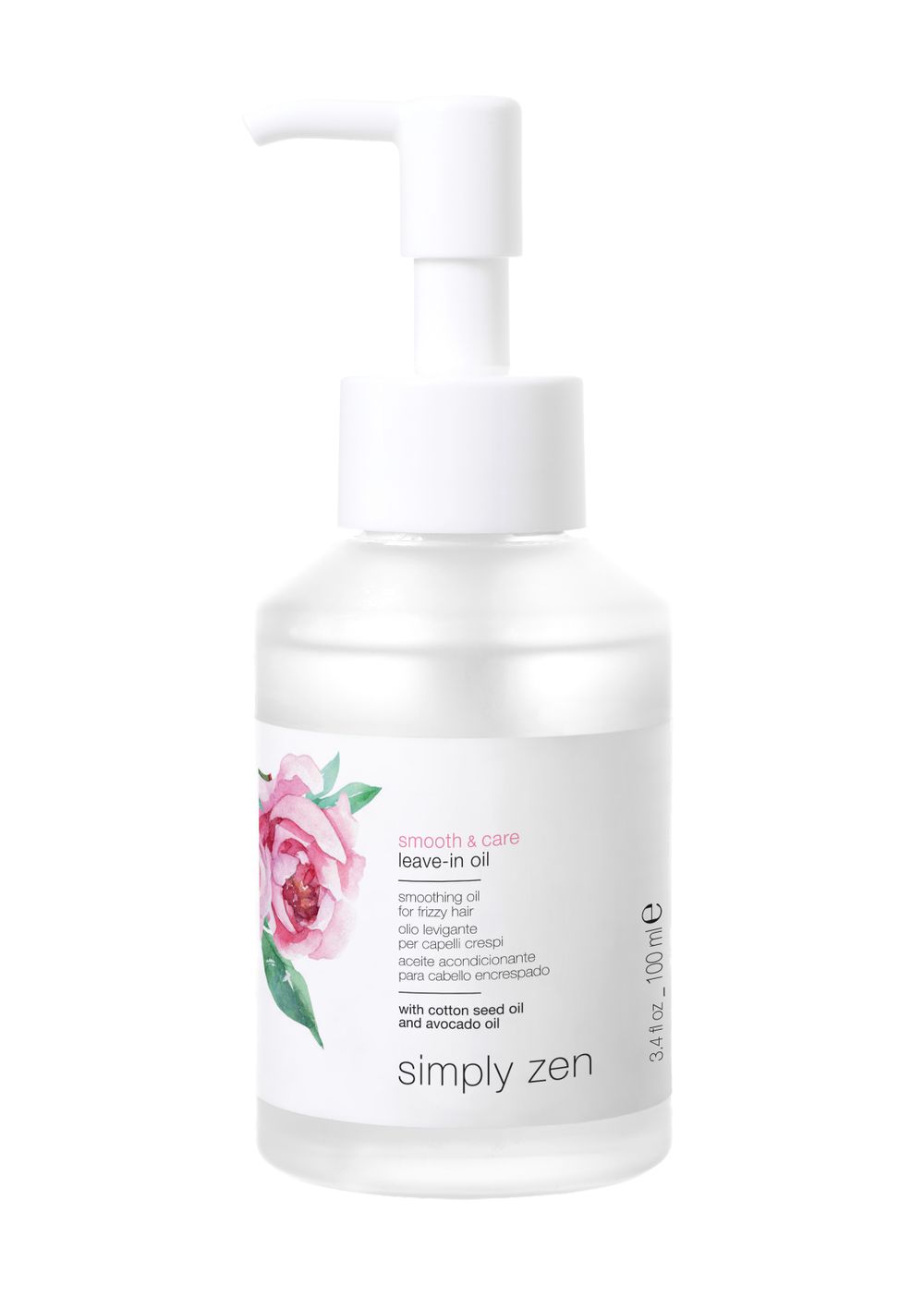 Simply Zen Smooth & Care Leave-in oil 100 мл — масло разглаживающее для пушистых волос