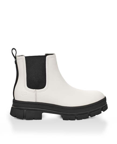 ASHTON CHELSEA LEATHER-white