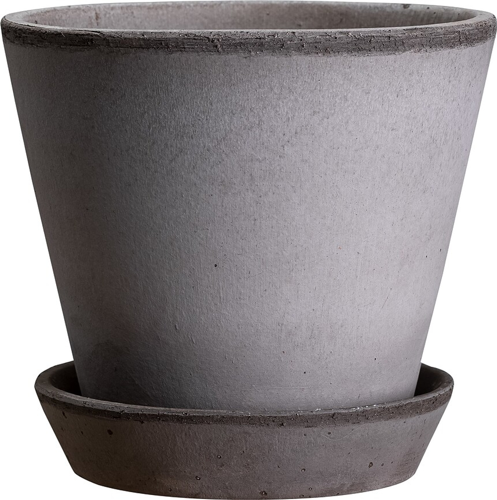 Горшок Bergs Potter Julie, керамика, 12 см, серый
