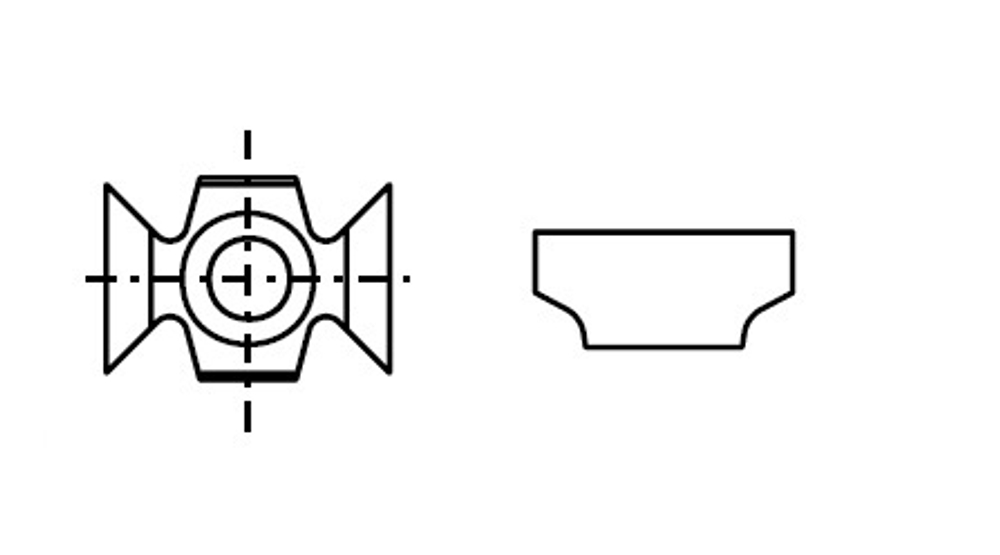 Нож сменный для фрез 16х22х6 TKM R 5.0 T10MG