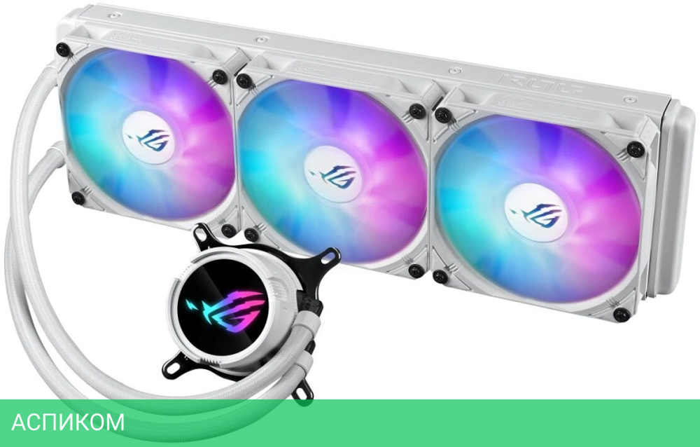Кулер для процессора ASUS ROG STRIX LC III 360 ARGB WHT (90RC00T2-M0UAY0)