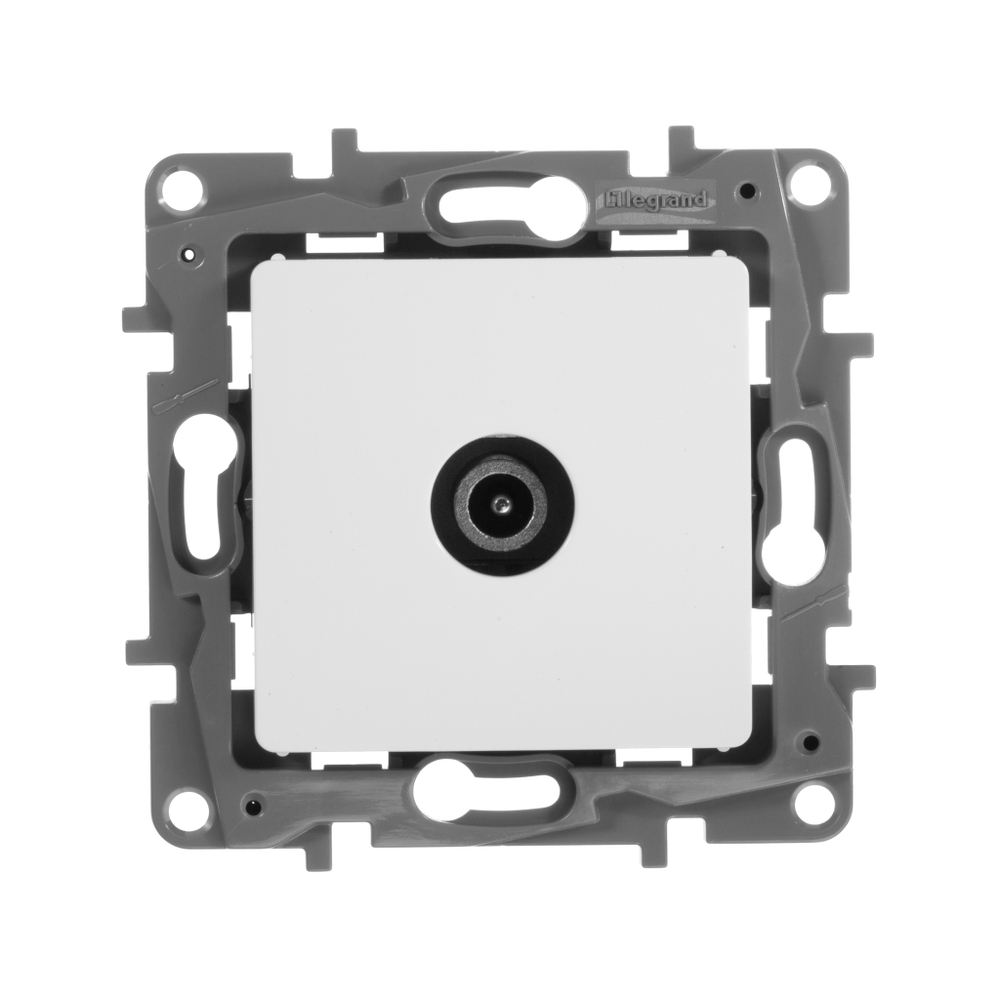 Розетка TV (телевизионная) оконечная - белый ETIKA Legrand