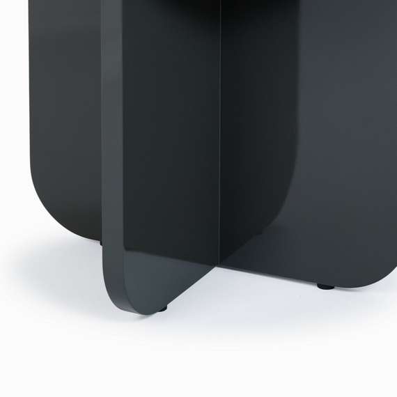 Кофейный стол Petra Ø50х45 см, зеленый глянец