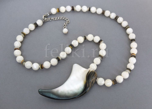 колье из перламутра (а-1131)