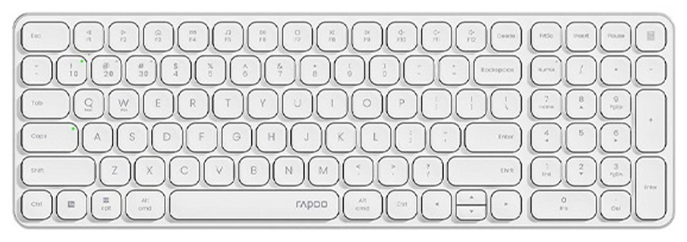 Клавиатура Rapoo 9320M White белый