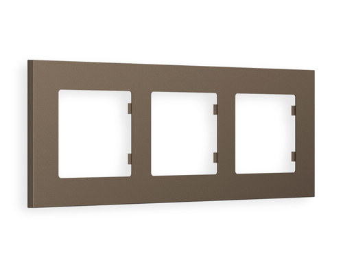 AF250633 Рамка ALFA Qubi (Темная бронза матовый) 3-ая