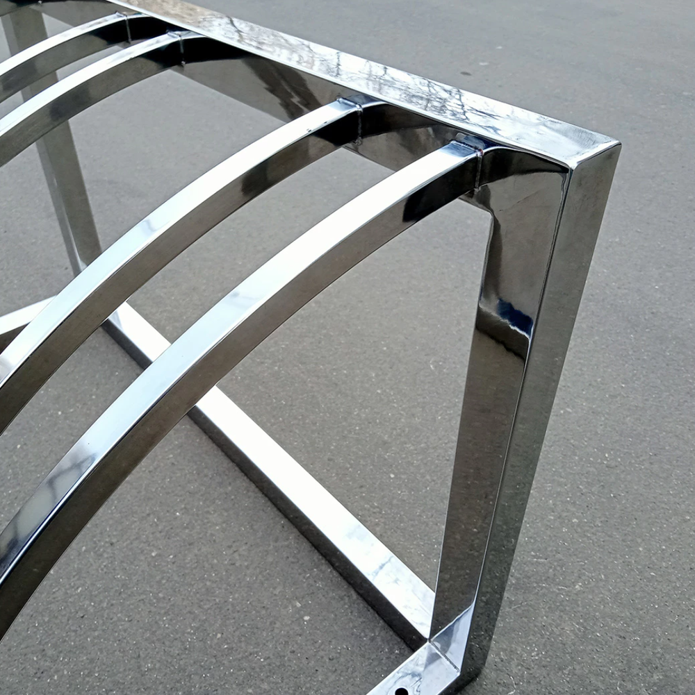 Велопарковка №77, на 8 мест, 2300*510*510 мм., из нержавеющей стали