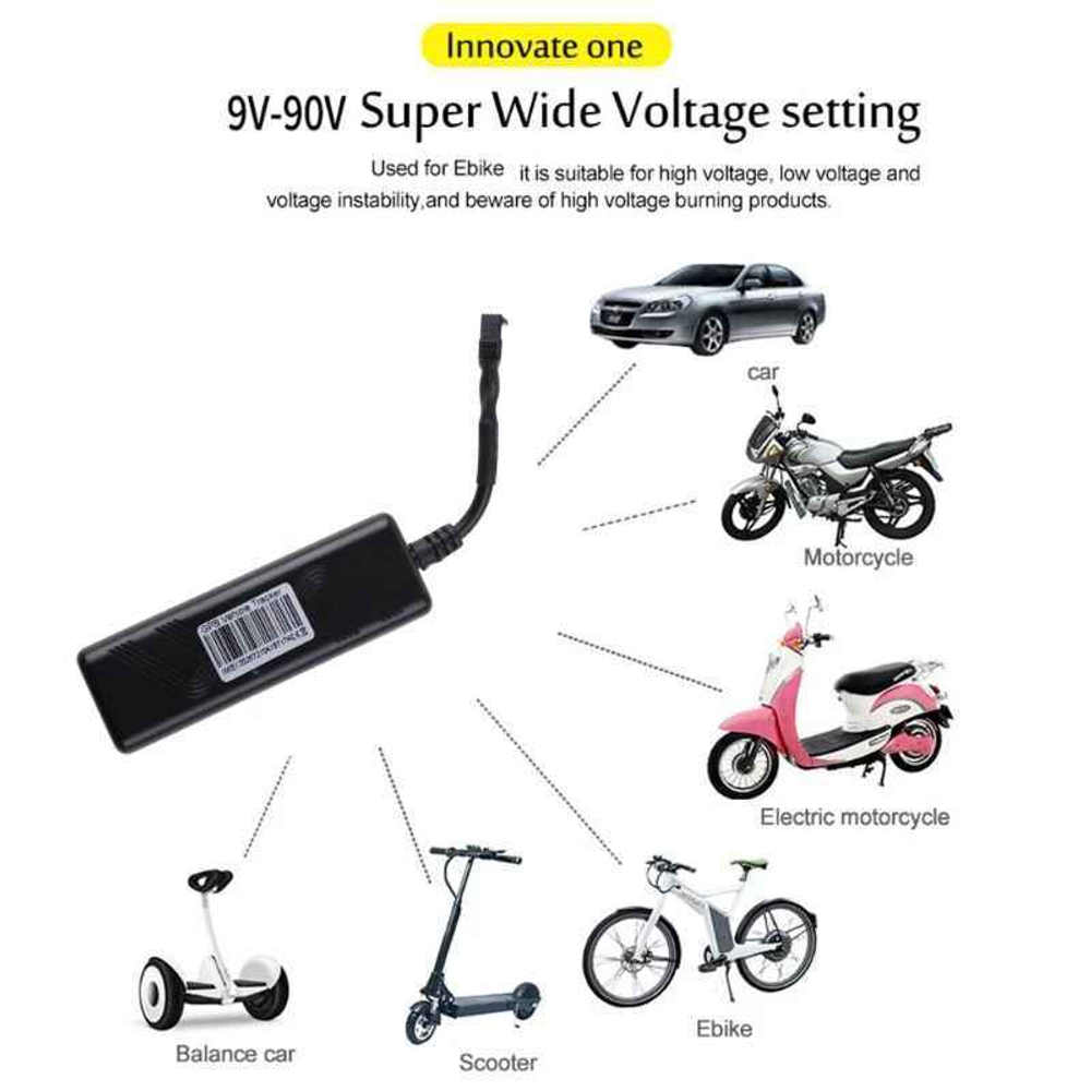 GPS-трекер GSM для электросамокатов (9-90V)