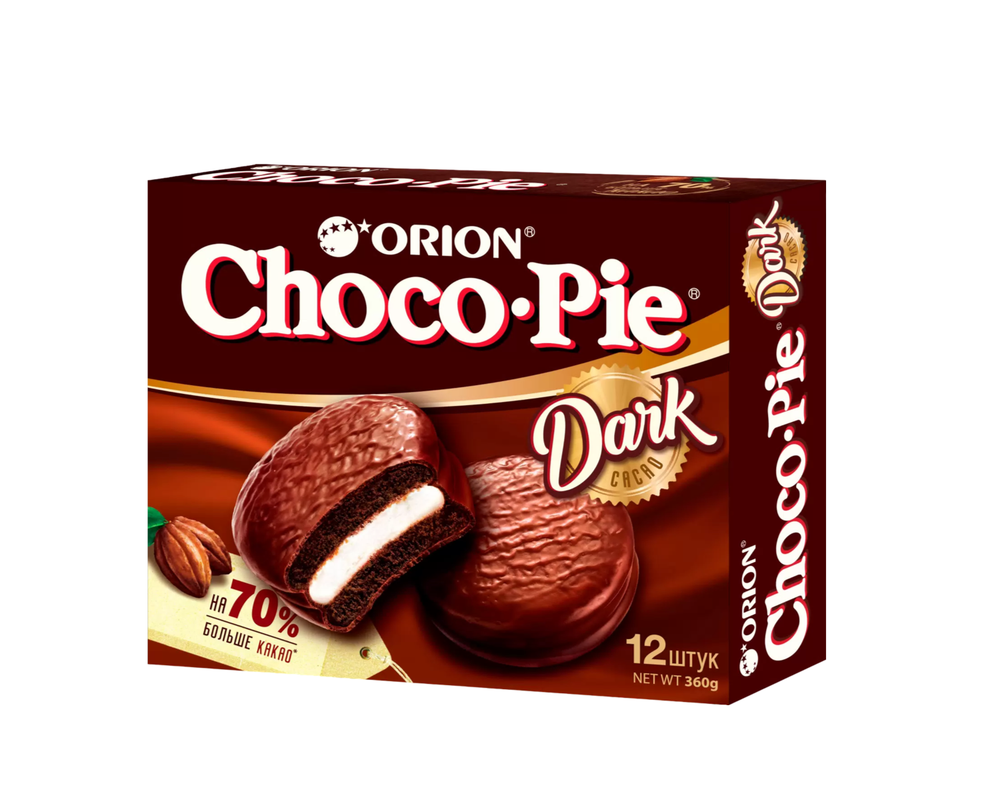 Чоко пай "ОРИОН" с кусочками шоколада 12шт