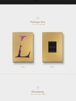 Альбом LISA - LALISA 1st Single Album 2 Version SET