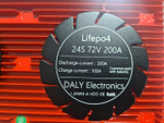 Плата контроля BMS LiFePO4 24S 72V 200A