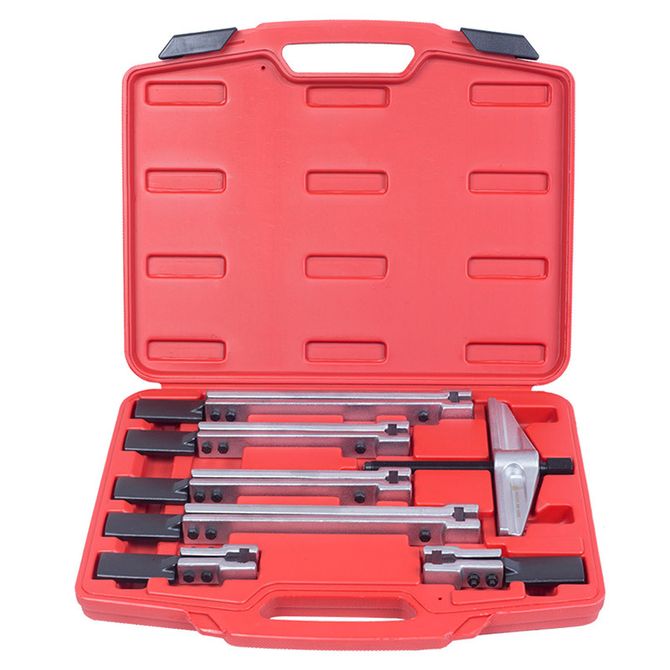 МАСТАК (104-12008C) Съемник подшипников с набором лапок, кейс, 8 предметов