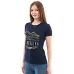 ФУТБОЛКА ЖЕНСКАЯ С ПРИНТОМ DRAGONFLY KАMCHATKA