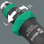 Ручка-битодержатель 838 RA-R M с функцией трещотки, 1/4″ WERA 05051493001