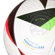 Мяч футб. ADIDAS Euro24 Fussballliebe PRO IQ3682,р.5, FIFA PRO, 20пан, ПУ, термосш, бело-мультиколор