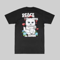  Футболка мужская Ripndip Peace Love Tee артикул:RND10084 - купить в магазине Дайс
