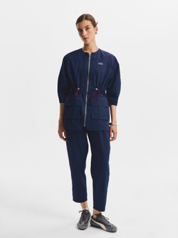 Брюки медицинские женские Волюмэ, нэви