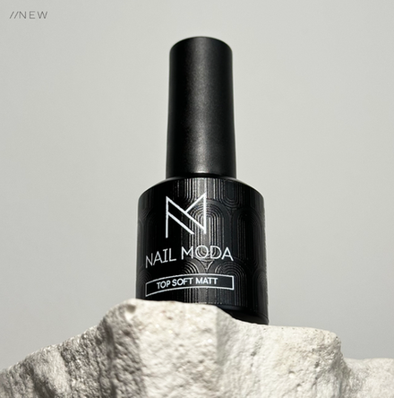 Nail Moda Top Soft Matt - Топ с бархатистым эффектом, 15мл
