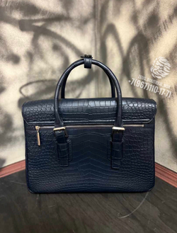 Портфель Stefano Ricci из кожи крокодила