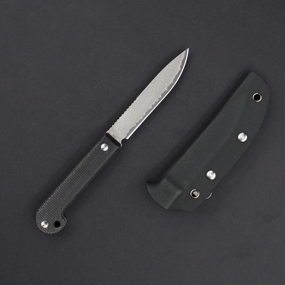 Ataman Damascus Black Micarta