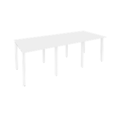 Onix Стол переговорный O.MP-PRG-3.0 Белый Бриллиант/Металл Белый 2340*980*750